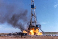 OIl Rig Fire