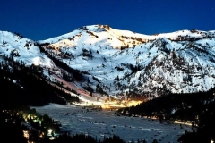 Tahoe Squaw Valley at Night