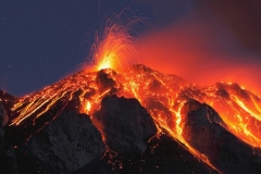 Volcano Erupting