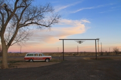 Marfa El Cosmico Entrance