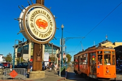 San Francisco Fishermans Wharf - Antique Street Car
