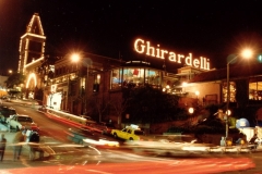 San Francisco Ghiradelli Square at Night